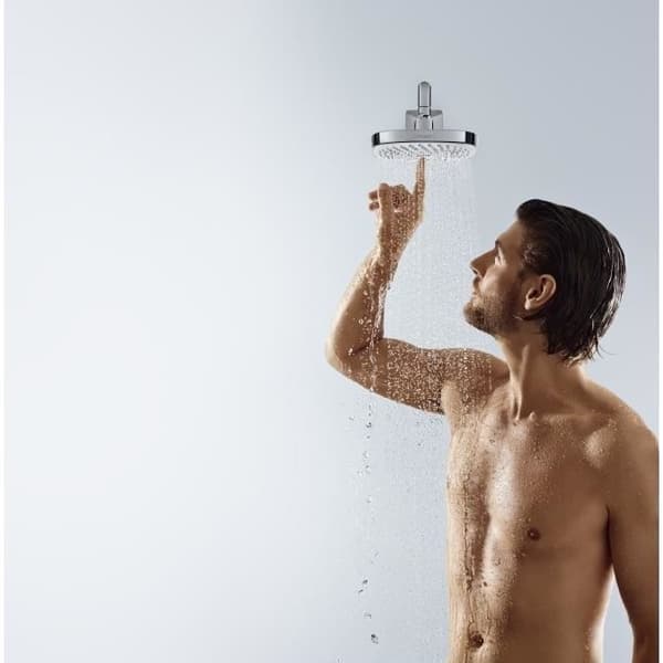 Hansgrohe Croma Select E 180Ø 2Ø strålar Duschhuvud Vit-krom 26524400