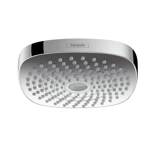 Hansgrohe Croma Select E 180Ø 2Ø strålar Duschhuvud Vit-krom 26524400