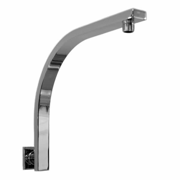 Ogomondo - 8800179 - Braccio Doccia Ottone Cromato Prolunga Soffione Doccia Bagno Fisso Attacco Standard