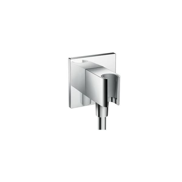 Anslutningsbåge - Hansgrohe - Porter Square - Flexibel - Stöd ingår - Krom