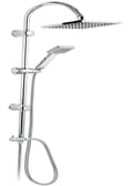 Miniatyrbild 1 av 2: Ferro - NP22 - Duschset Squerto med kromad regndusch