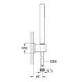 Miniatyrbild 2 av 2: GROHE Euphoria Cube Stick duschset - Silver - 1,25 m slang - Minskad förbrukning