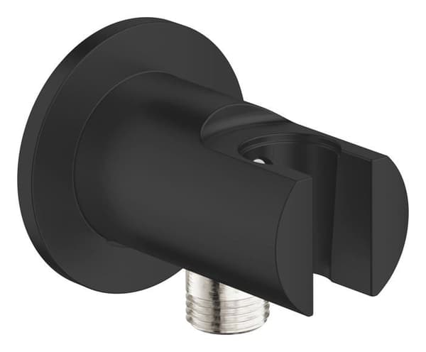Grohe - 269622431 - Vitalio Universal Bock med Väggmonterat Stöd för Duschhandtag, Matt Svart