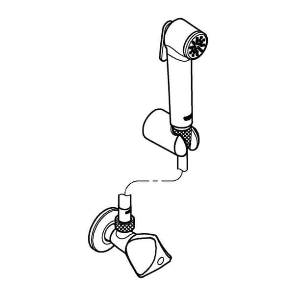 Handdusch - GROHE - Tempesta-F Trigger Spray 30 - Krom - 1 spray - SpeedClean anti-kalk