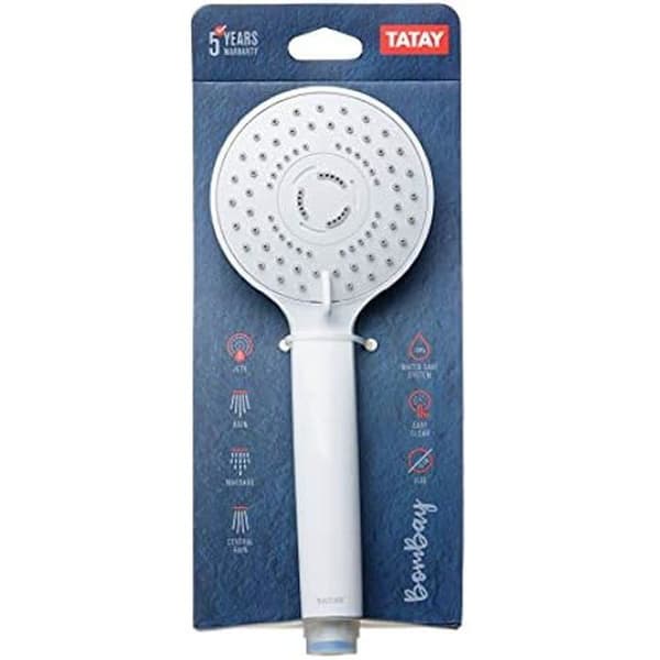 Handdusch - TATAY - Bombay - 3 Funktioner - Vattenbesparing - 10 cm i diameter