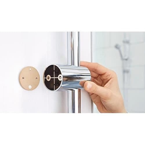 Duscharm - tesa® - 40341-00000-00 - Krommet metall - Skruvfri teknologi - 655mm