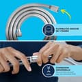 Miniatyrbillede 5 af 6: Brusesæt med 2-stråles brusehoved, støtte og fleksibel slange - GROHE Vitalio Comfort 110 26399001 - Nem at vælge - Vandbesparende