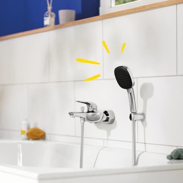 Duschset med 2-jets duschmunstycke, hållare och slang - GROHE Vitalio Comfort 110 26399001 - Enkelt val - Vattenbesparande