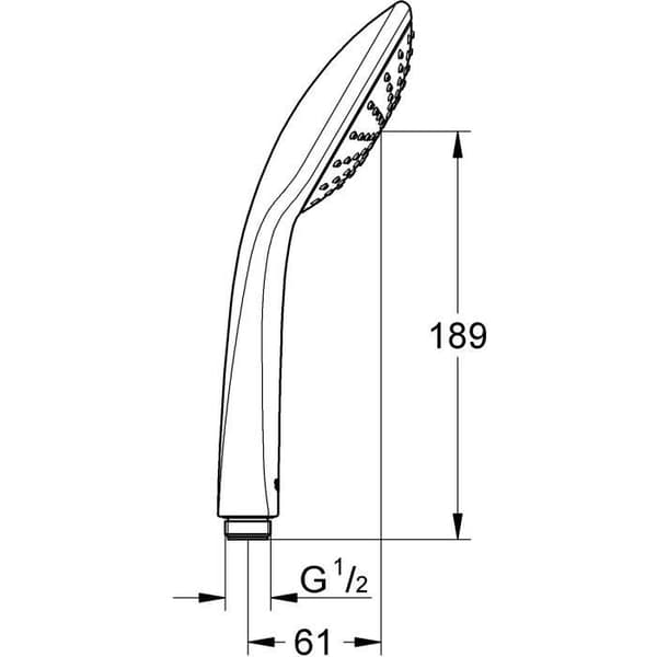 1-suihkuinen käsisuihku - GROHE