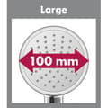 Miniatyrbild 5 av 6: Douchette CROMETTA med stöd och slang - Quick Clean - Kromad - Flöde 14 l/min - 26567400