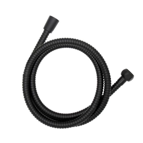 Flexibel duschslang - WENKO - Svart - 150 cm - Antivrid - Rostfritt stål