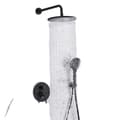 Miniatyrbillede 1 af 2: Regnbruser System, Dobbelt Håndtag Kontrol, Termostatisk Vandhane,DK