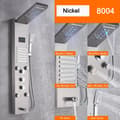 Miniatyrbillede 2 af 2: LED Bruserpanel, Holdbart Messing Bruserhoved, Justerbar Højde,Nikkel 8004