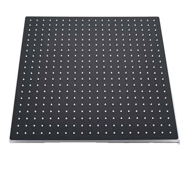 Regnbruser, 20 tommer størrelse, vandbesparende funktion,Matte Black 20 tommer