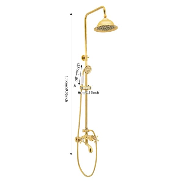 Guld Bruser Sæt, Moderne Design, 3 Spray Tilstande,Gylden