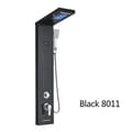 Miniatyrbillede 2 af 2: LED Brusepanel, Dobbelt Vandfald & Regnvejr Tilstande, Digital Temperatur Display,Sort 8011