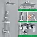 Miniatyrbillede 2 af 2: Bruserblander, Holdbart Messing, Multifunktionelt Design,4-Veje ABS Krom