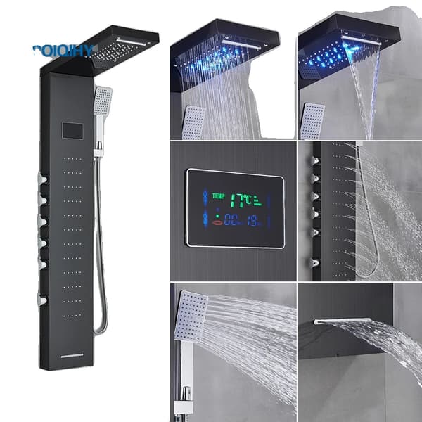 LED Brusepanel, Digital Temperaturvisning, Multi-Funktion Brusesystem,HFT8013