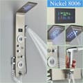 Miniatyrbillede 2 af 2: LED Temperaturdisplay Bruserpanel, 6 Vandtilstande, Holdbart Rustfrit Stål,Nickel-L-8006
