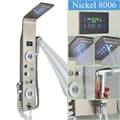 Miniatyrbillede 1 af 2: LED Temperaturdisplay Bruserpanel, 6 Vandtilstande, Holdbart Rustfrit Stål,Nickel-L-8006