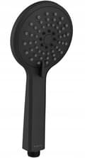 Miniatyrbillede 1 af 3: Brusehoved med 3 funktioner, matsort hydromassage Jasmin