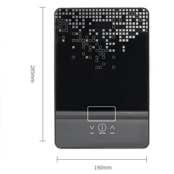 Elektrisk omedelbar vattenberedare, 6500W, digital display, 220V,SOM VISAS
