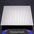 Miniatyrbillede 2 af 2: Brusehoved, ultratynd, stort flow, Chrome