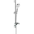 Miniatyrbild 1 av 4: Crometta Vario duschset - HANSGROHE - Unica'Croma 65 cm - Intensiv och regelbunden stråle - Vit/Krom