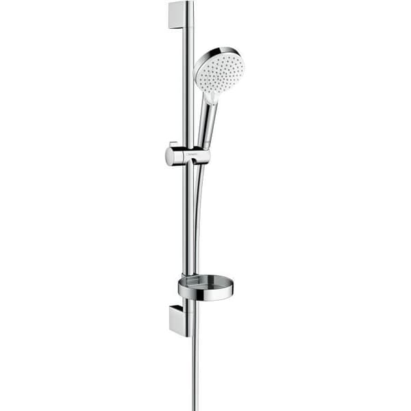 Crometta Vario duschset - HANSGROHE - Unica'Croma 65 cm - Intensiv och regelbunden stråle - Vit/Krom