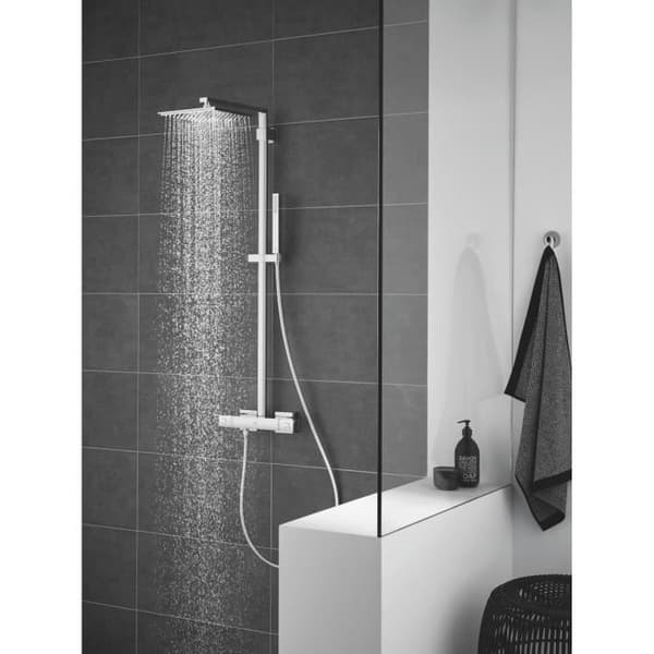 GROHE Euphoria Cube Stick handdusch 27699000 - Flödesbegränsare - Anti-kalk - Universalfäste - Krom