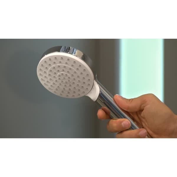 HANSGROHE Crometta 1-stråle handdusch - Ø 10 cm - Vit krom
