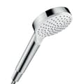 Miniatyrbild 1 av 6: HANSGROHE Crometta 1-stråle handdusch - Ø 10 cm - Vit krom