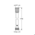 Miniatyrbild 3 av 3: Grohe Flexibles VitalioFlex Trend duschslang 1,7 m, krom 28742002