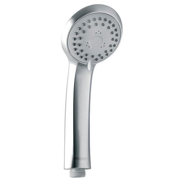 Sole duschmunstycke med 3 funktioner, krom