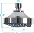 Miniatyrbillede 5 af 5: OBOSOE faste brusestrimler med 5 indstillinger og justerbar metaldrejeled