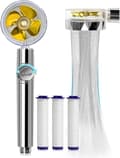Miniatyrbillede 1 af 5: OBOSOE brusehoved med propel med 3 reservefiltre