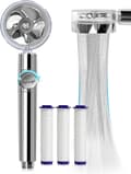 Miniatyrbillede 1 af 5: OBOSOE brusehoved med propel med 3 reservefiltre