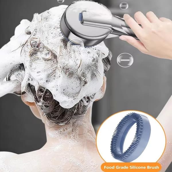 OBOSOE trykforbedrende massagebrusehoved – 4 positioner