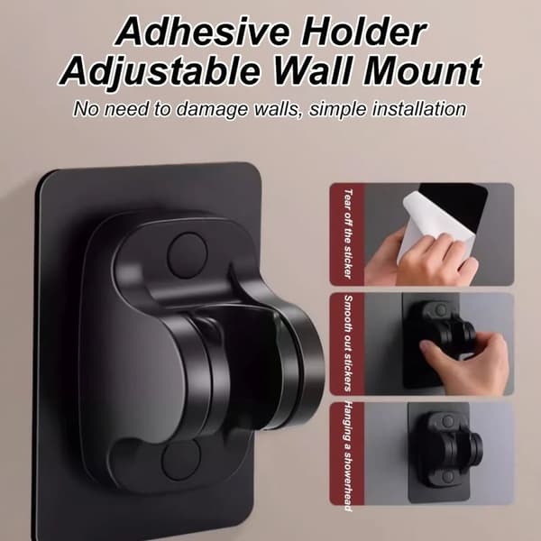 OBOSOE trykforbedrende massagebrusehoved – 4 positioner