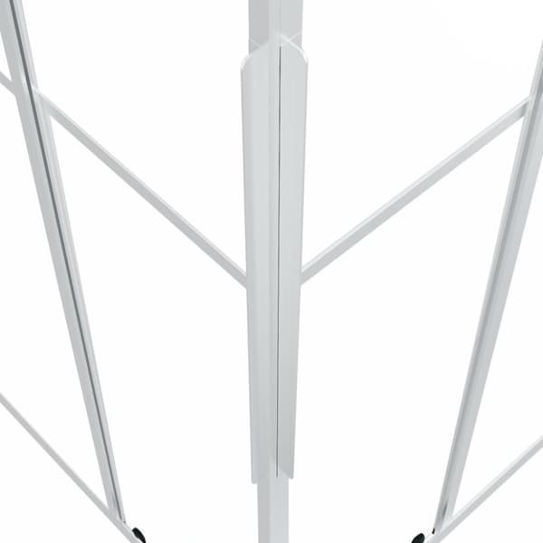 vidaXL Dusjkabinett frostet ESG 70x70x180 cm