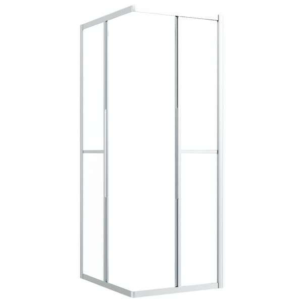 vidaXL Dusjkabinett frostet ESG 90x70x180 cm