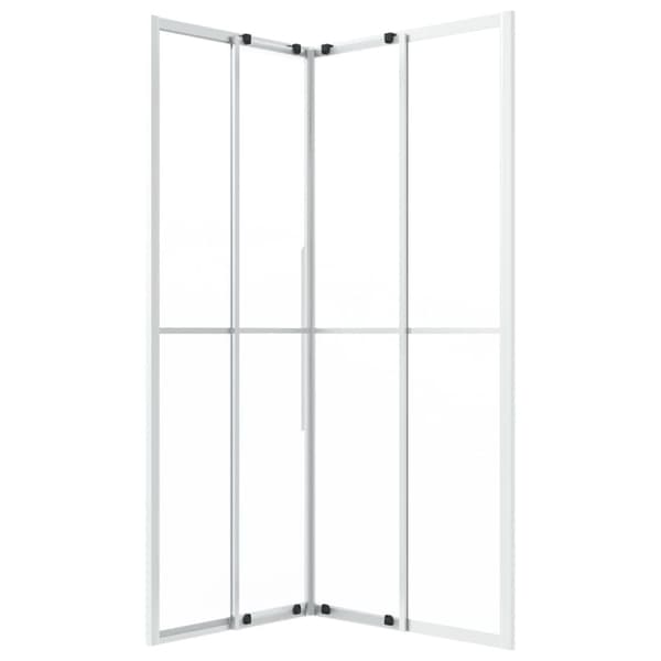 vidaXL Dusjkabinett frostet ESG 90x70x180 cm