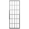 Miniatyrbilde 6 av 11: vidaXL Dusjkabinett frostet ESG 80x70x180 cm svart