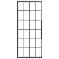 Miniatyrbilde 7 av 11: vidaXL Dusjkabinett frostet ESG 80x70x180 cm svart