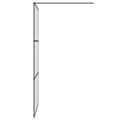Miniatyrbilde 4 av 7: vidaXL Dusjvegg svart 100x195 cm frostet ESG-glass