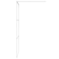 Miniatyrbilde 4 av 7: vidaXL Dusjvegg hvit 100x195 cm klart ESG-glass