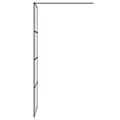 Miniatyrbild 4 av 7: vidaXL Duschvägg svart 80x195 cm frostat ESG-glas