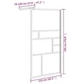 Miniatyrbild 7 av 7: vidaXL Duschvägg 115x195 cm ESG-glas vit