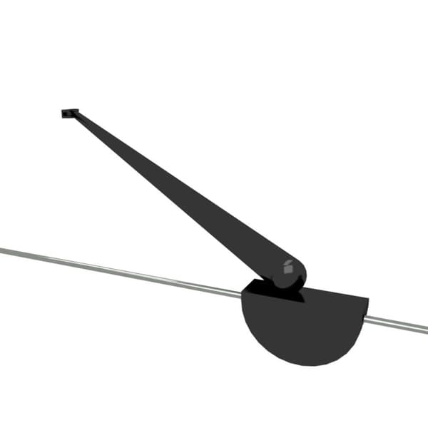 vidaXL brusevæg 120x68x130 cm hærdet glas stribet