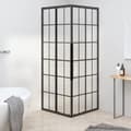Miniatyrbillede 1 af 11: vidaXL brusekabine 80x80x180 cm matteret sikkerhedsglas sort